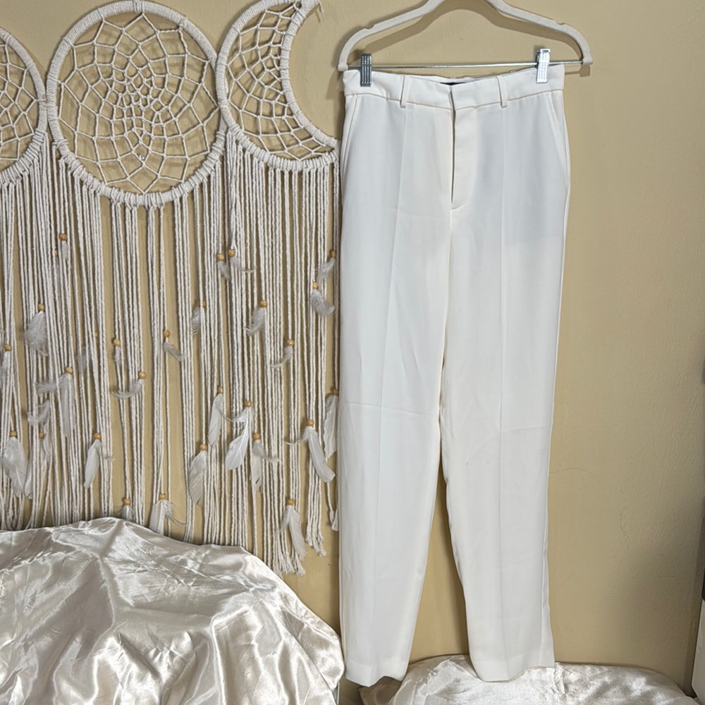 Polo Ralph Lauren Elegant Cream White Women's Pants